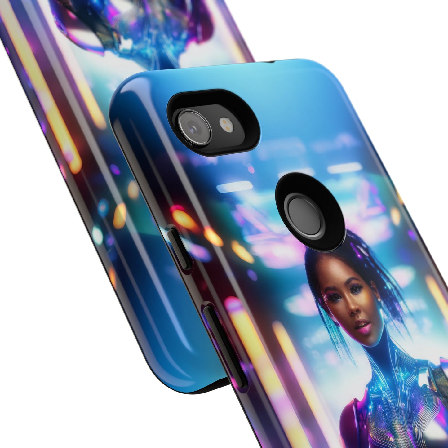 Futuristic Human Android Hybrid Cell Phone Case 009