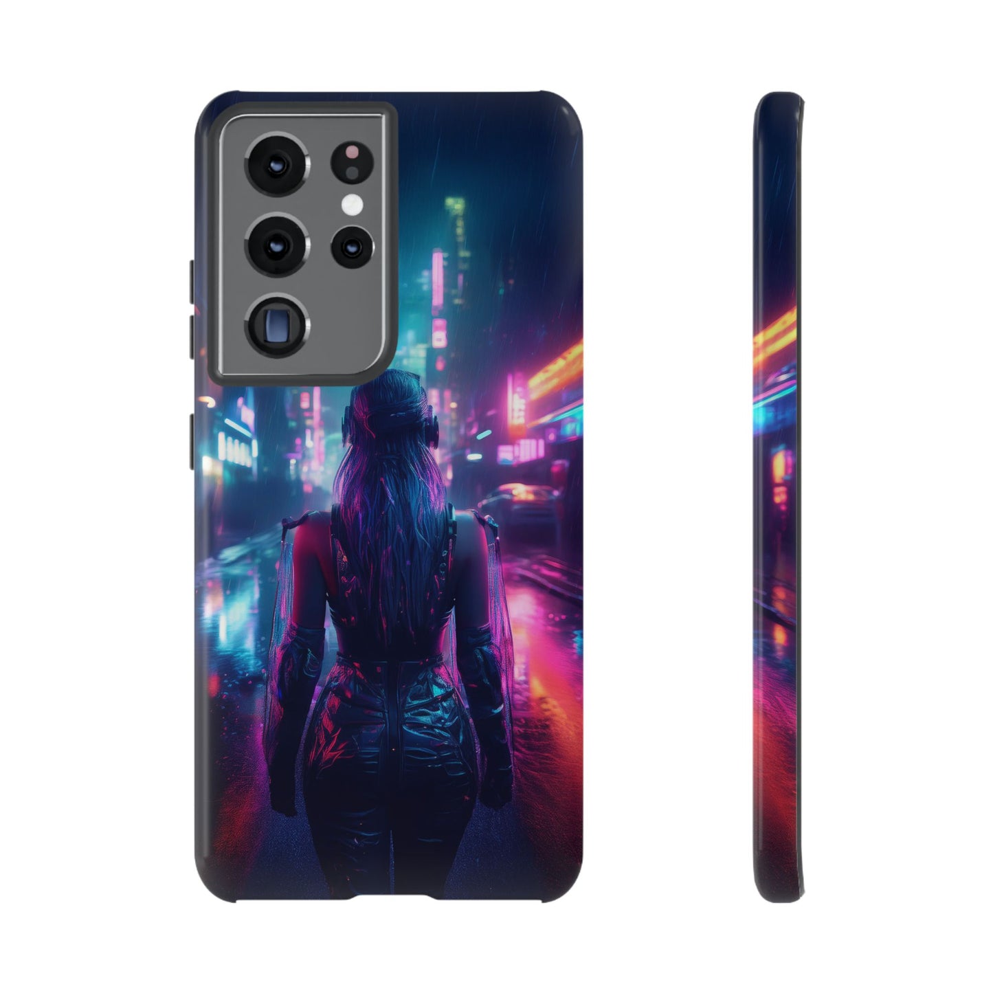 Futuristic Cyberpunk Female Cell Phone Case 032