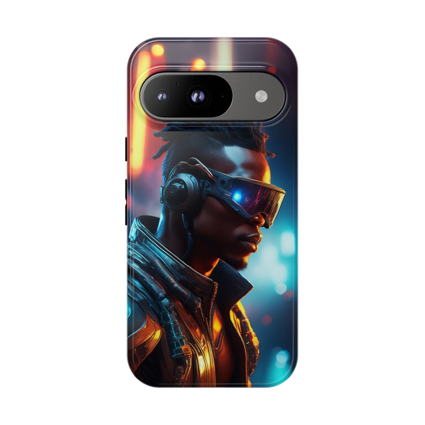 Futuristic Cyberpunk Male Cell Phone Case 016