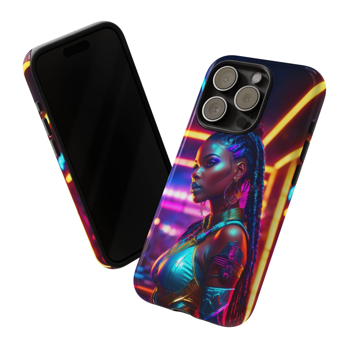 Futuristic Cyberpunk Female Cell Phone Case 006