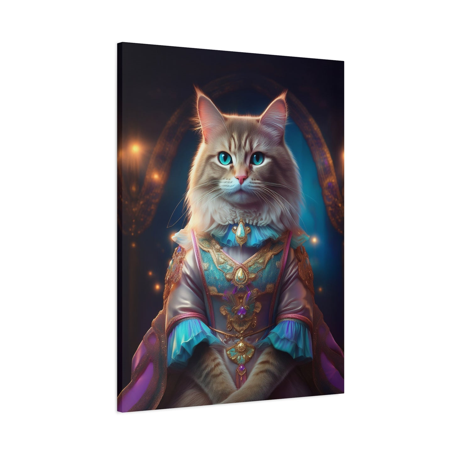 Meowgical Fairy Purrincess Canvas Art | Stretched Matte Wall Decor 001