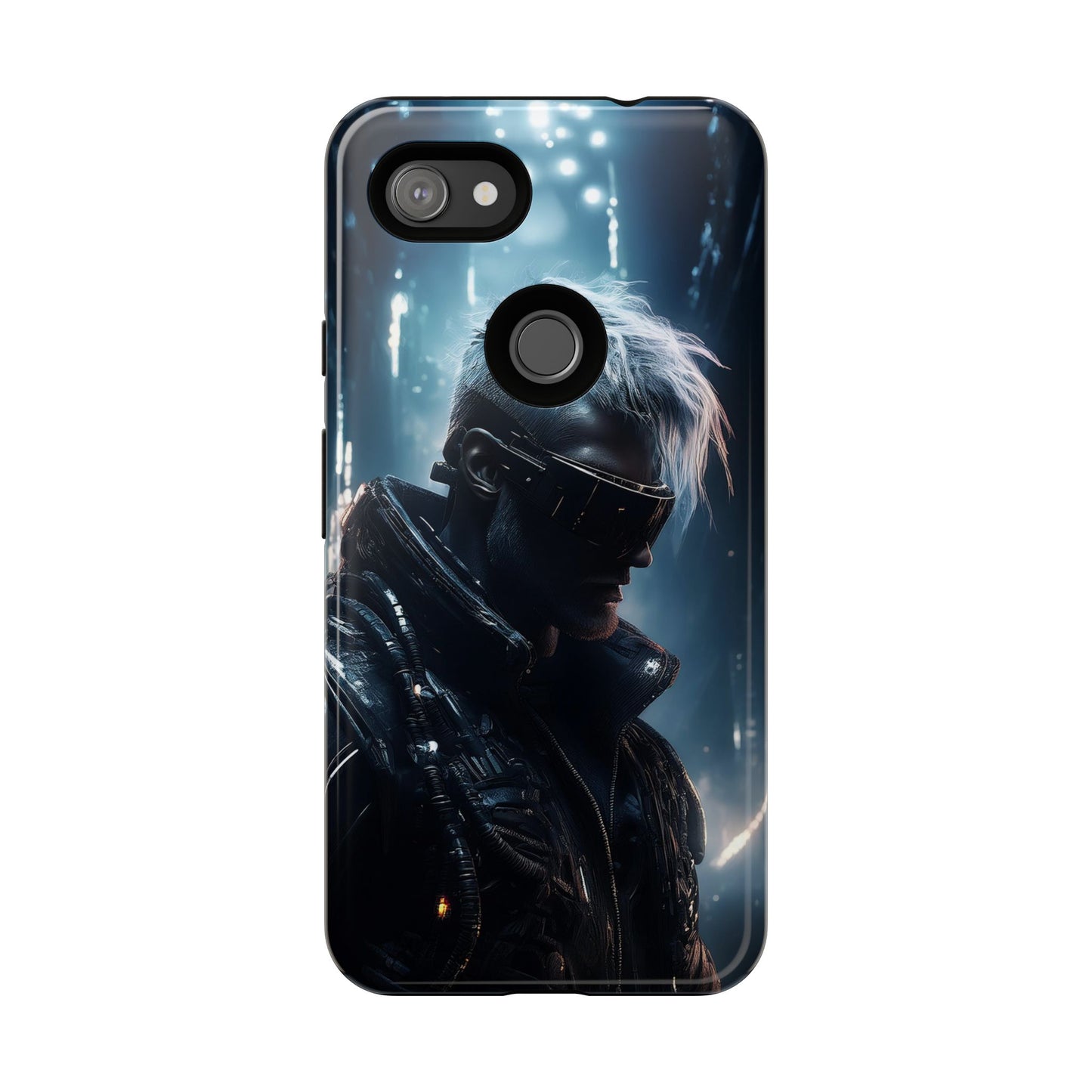 Futuristic Cyberpunk Male Cell Phone Case 025