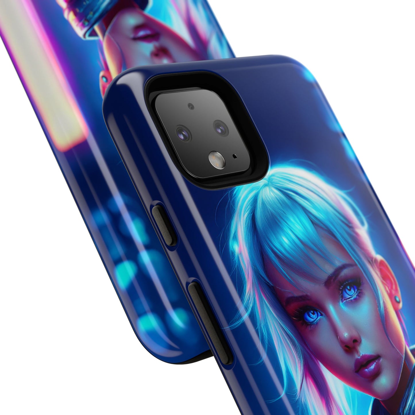 Futuristic Cyberpunk Female Cell Phone Case 013