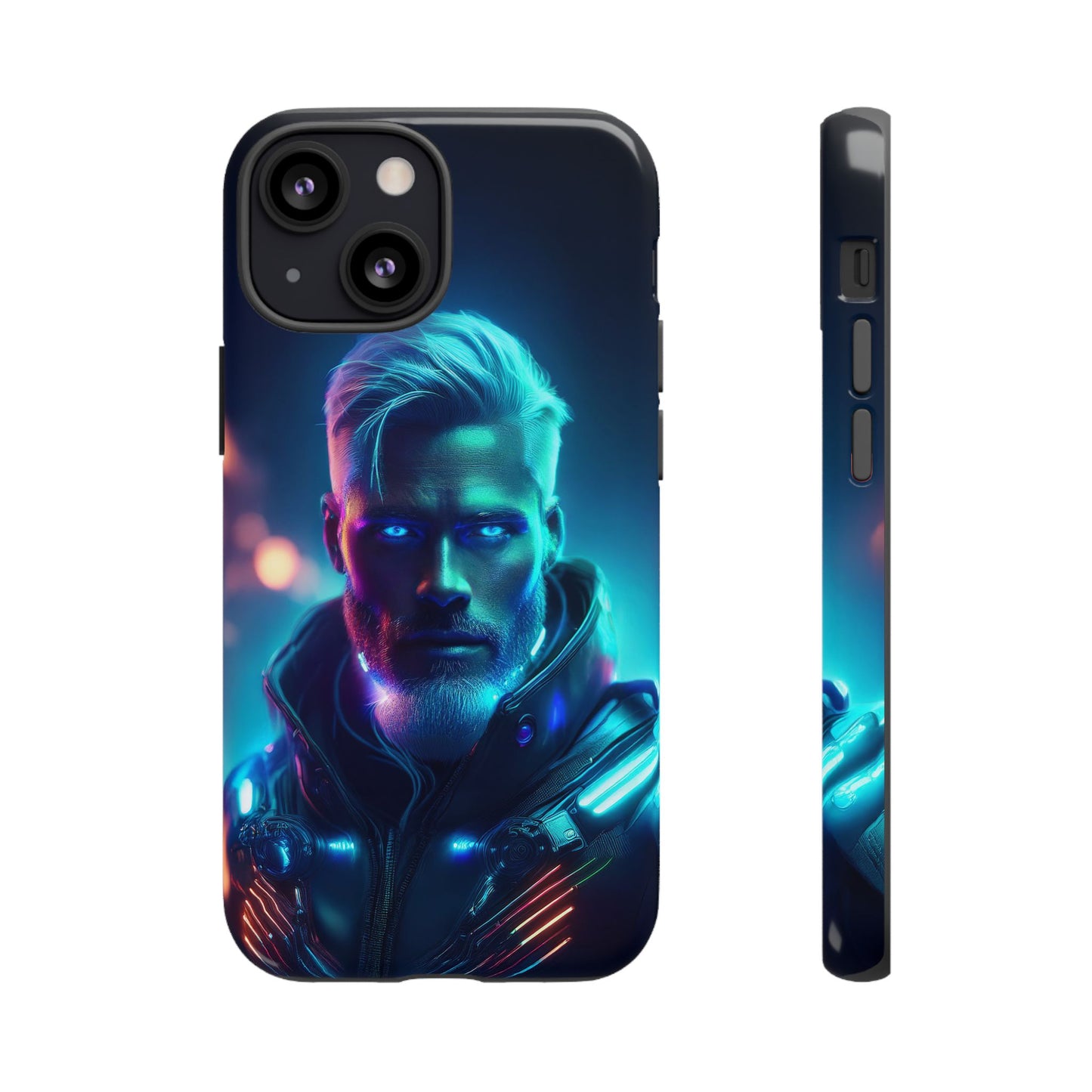 Futuristic Cyberpunk Male Cell Phone Case 023