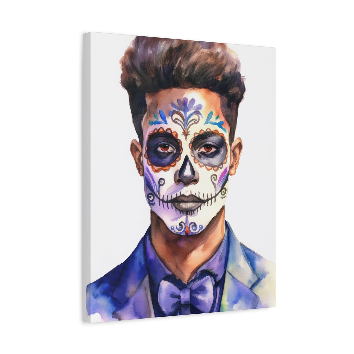 Dia de los Muertos Canvas Art | Day of the Dead - Stretched Matte Wall Decor 013