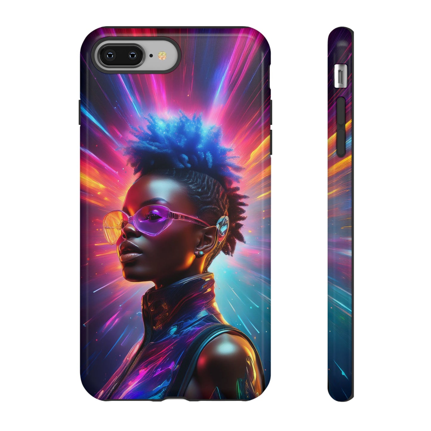 Futuristic Cyberpunk Female Cell Phone Case 026