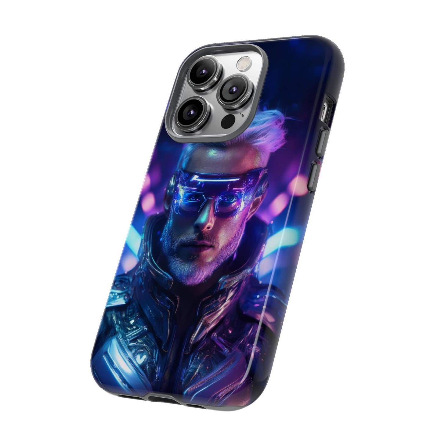 Futuristic Cyberpunk Male Cell Phone Case 020