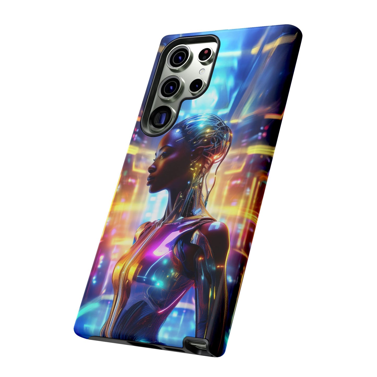 Futuristic Human Android Hybrid Cell Phone Case 011