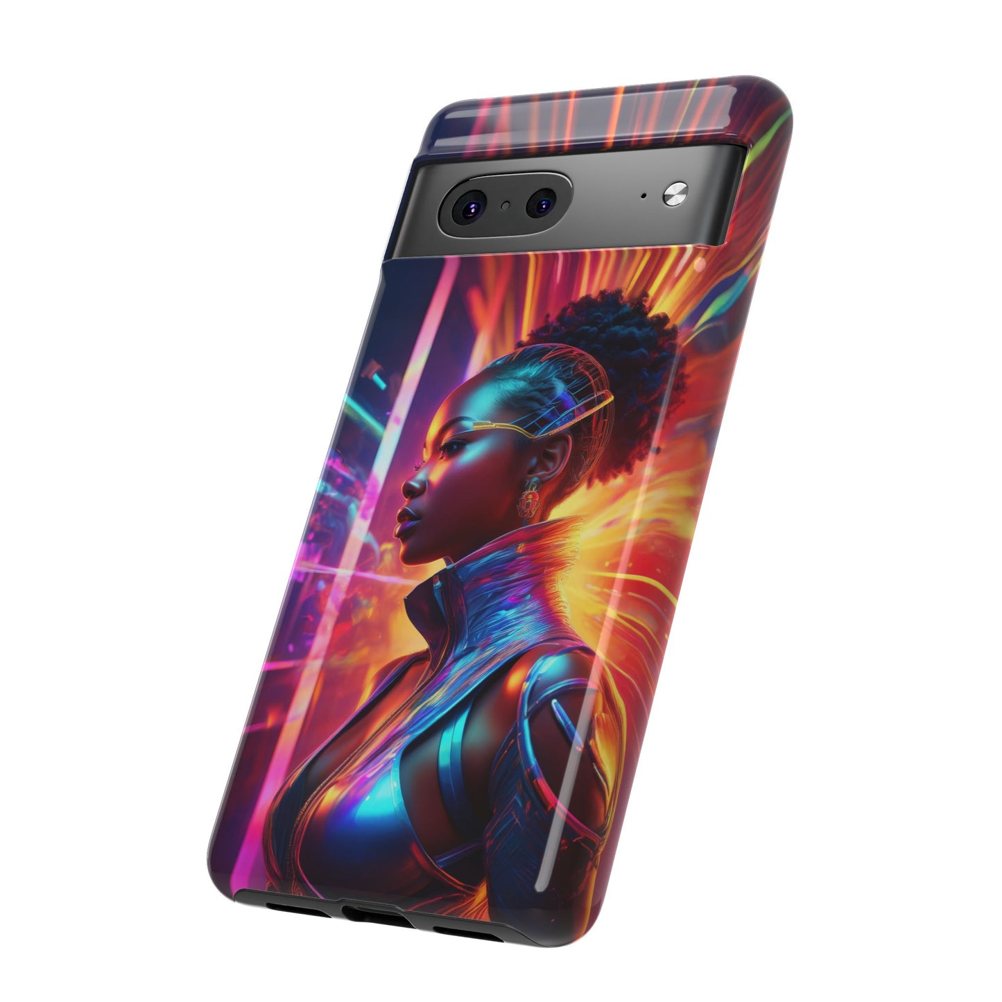 Futuristic Cyberpunk Female Cell Phone Case 001