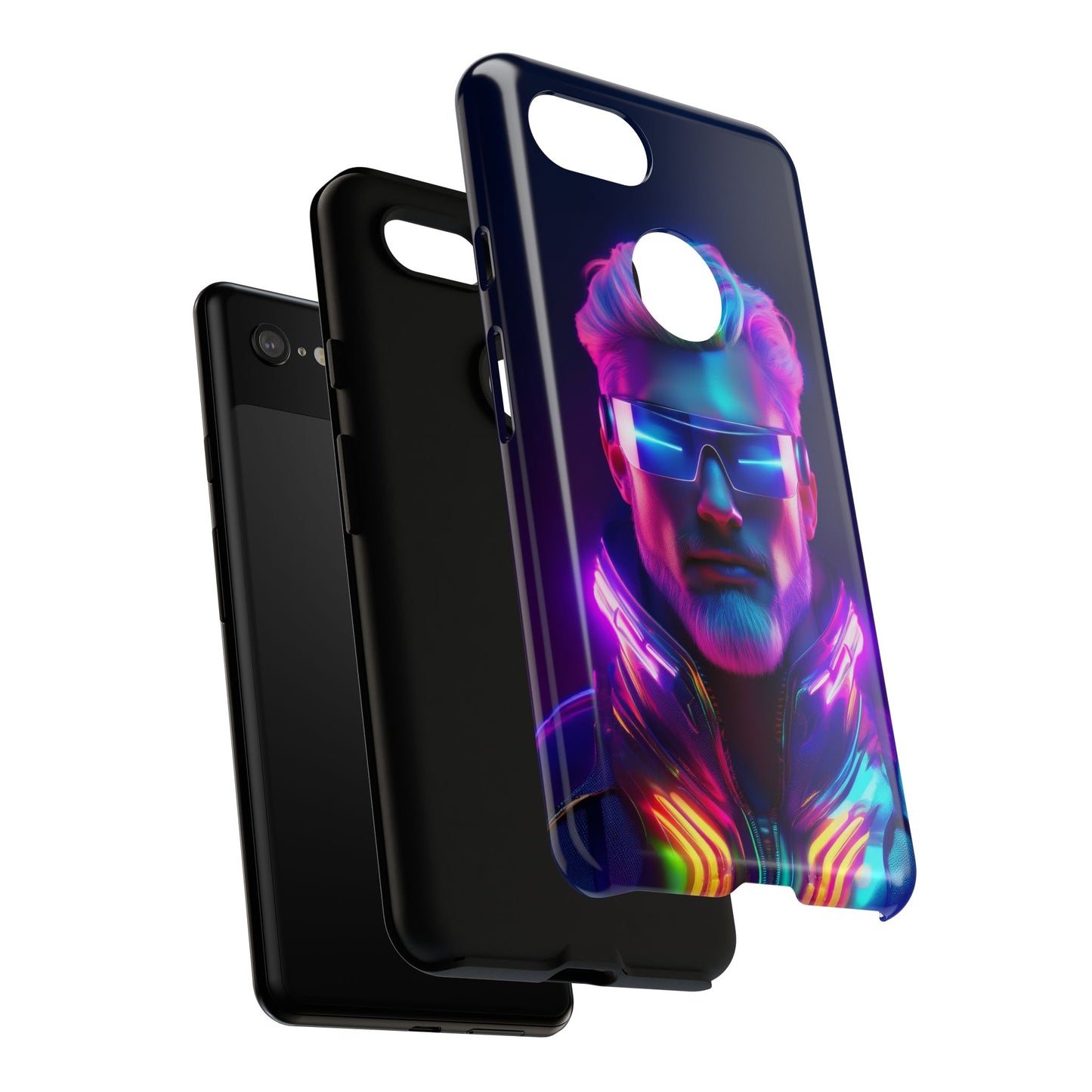 Futuristic Cyberpunk Male Cell Phone Case 026