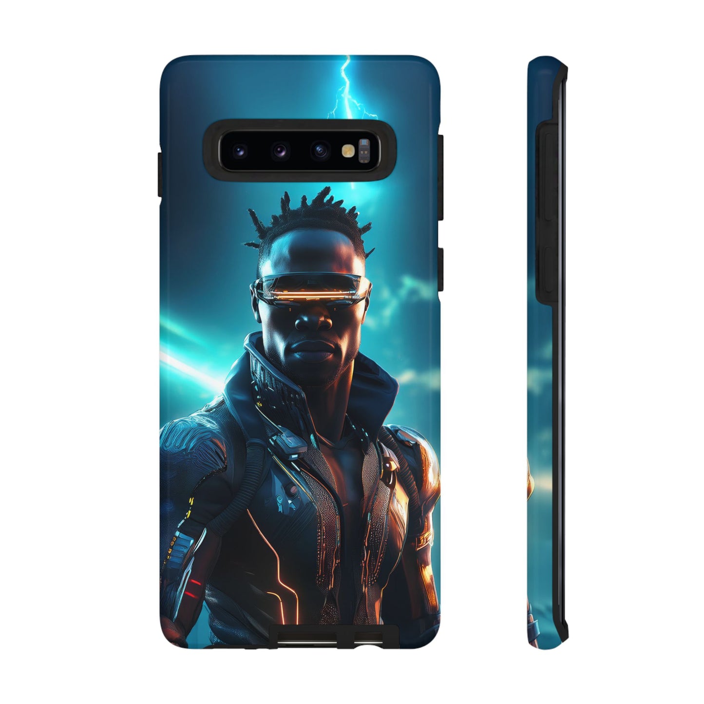 Futuristic Cyberpunk Male Cell Phone Case 014