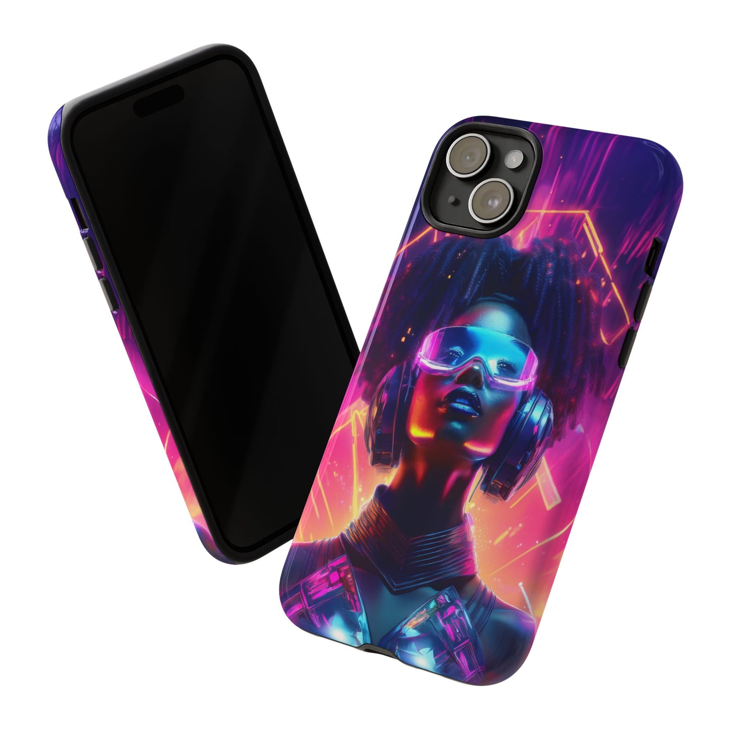 Futuristic Cyberpunk Female Cell Phone Case 030