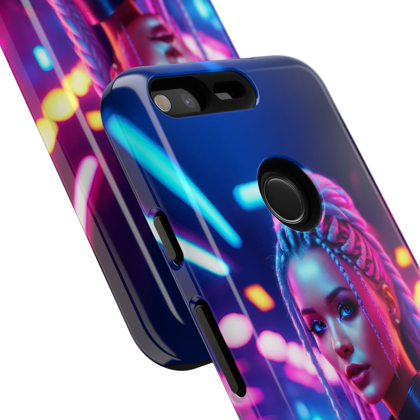 Futuristic Cyberpunk Female Cell Phone Case 007