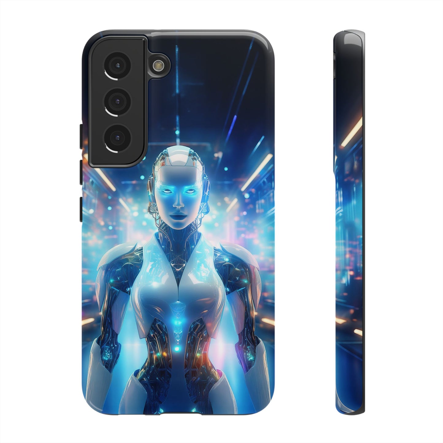 Futuristic Human Android Hybrid Cell Phone Case 012