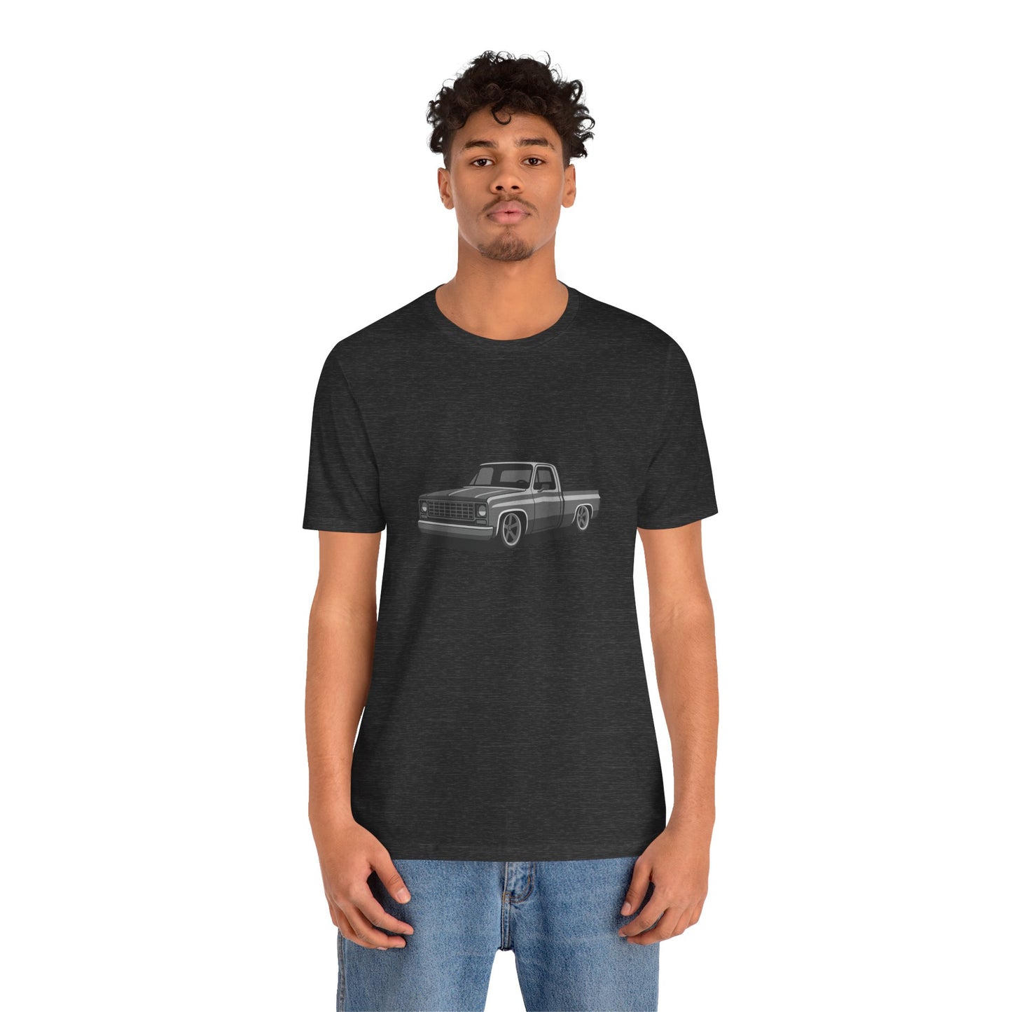 Classic Truck Graphic Tee Dark Theme – Vintage Pickup Vector Design for Car Enthusiasts