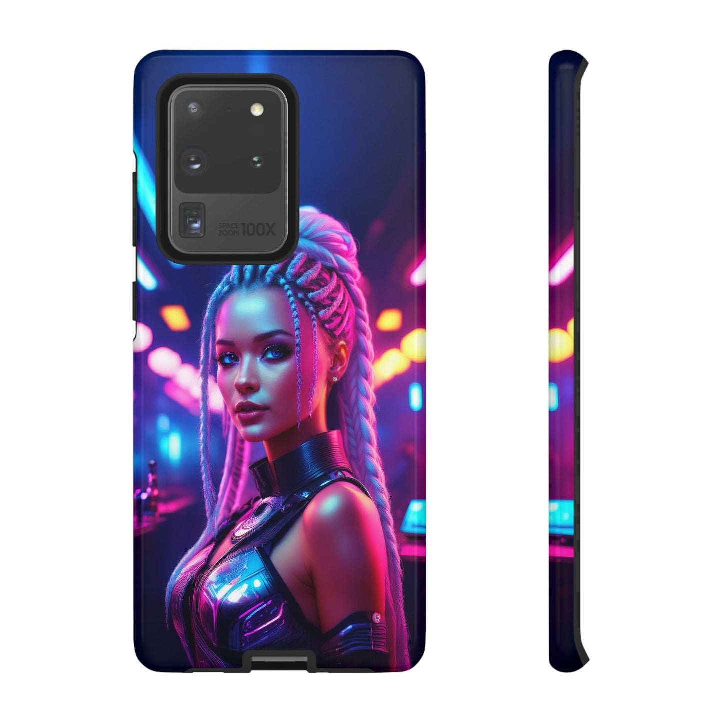 Futuristic Cyberpunk Female Cell Phone Case 007