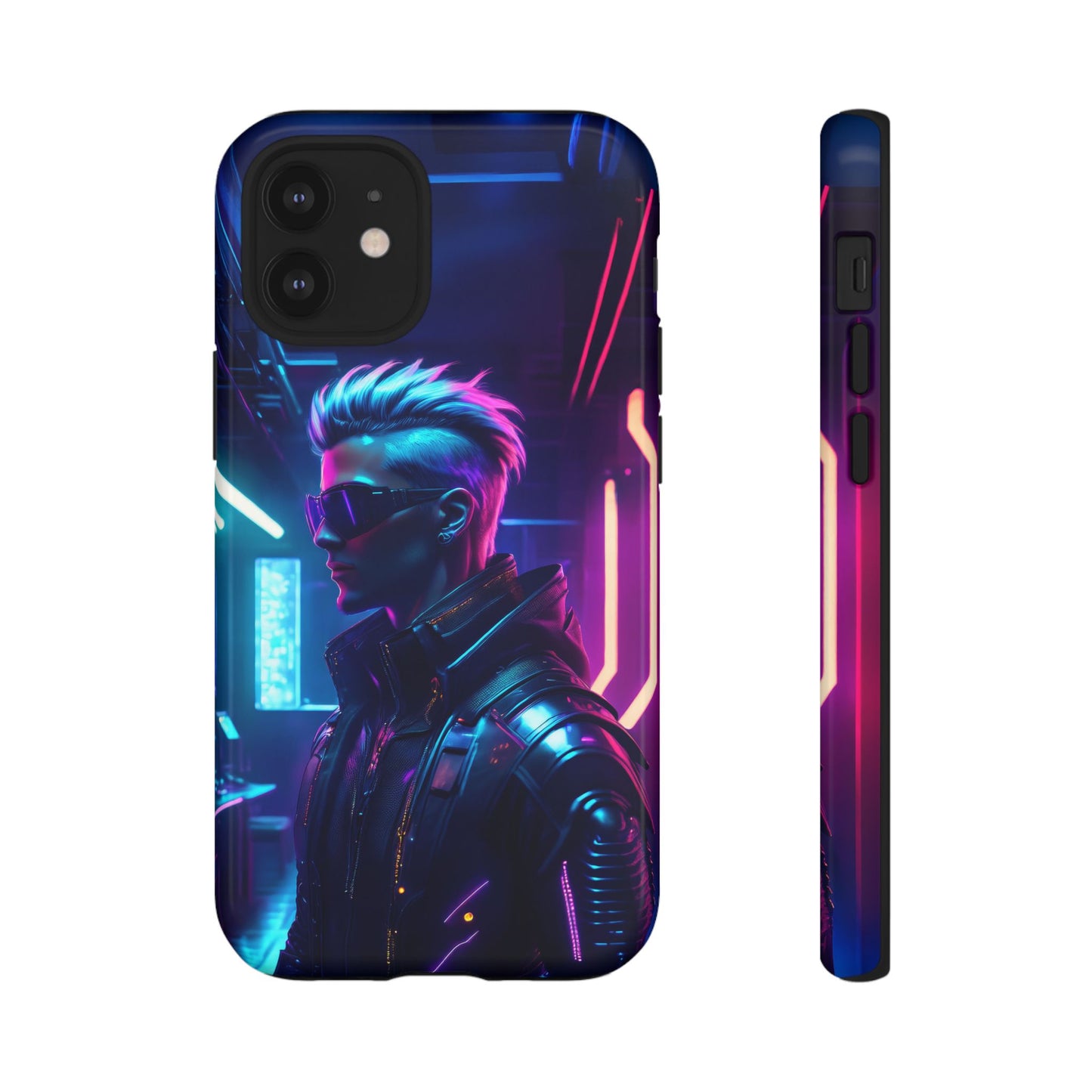 Futuristic Cyberpunk Male Cell Phone Case 002