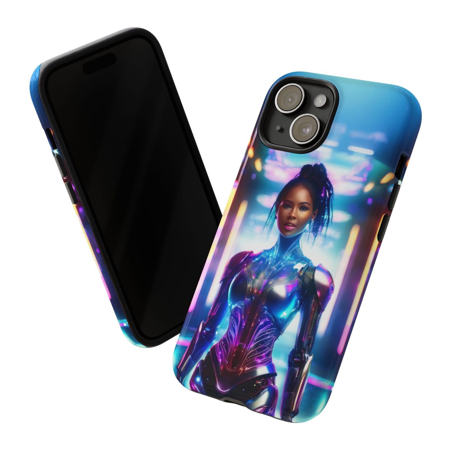 Futuristic Human Android Hybrid Cell Phone Case 009