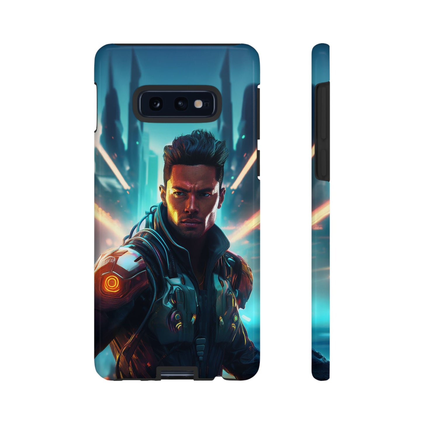 Futuristic Cyberpunk Male Cell Phone Case 015