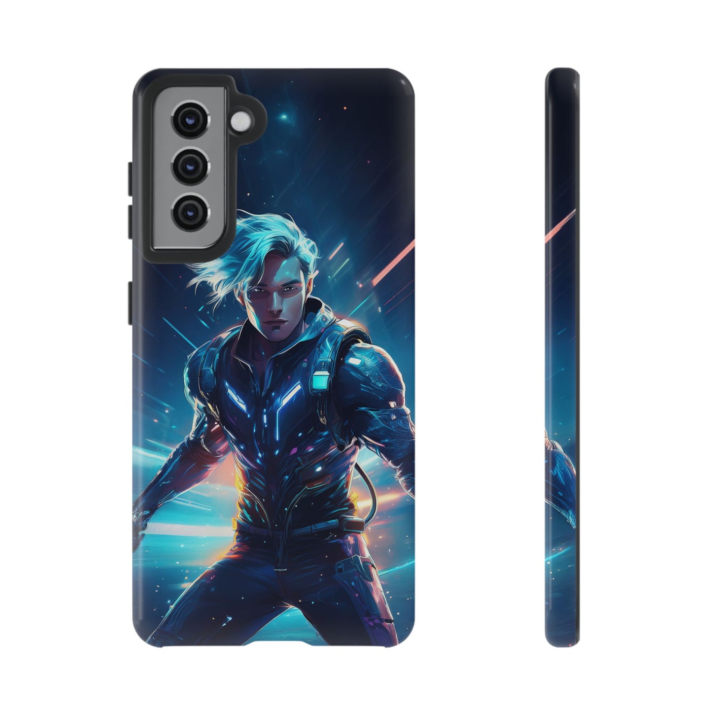 Futuristic Cyberpunk Male Cell Phone Case 024