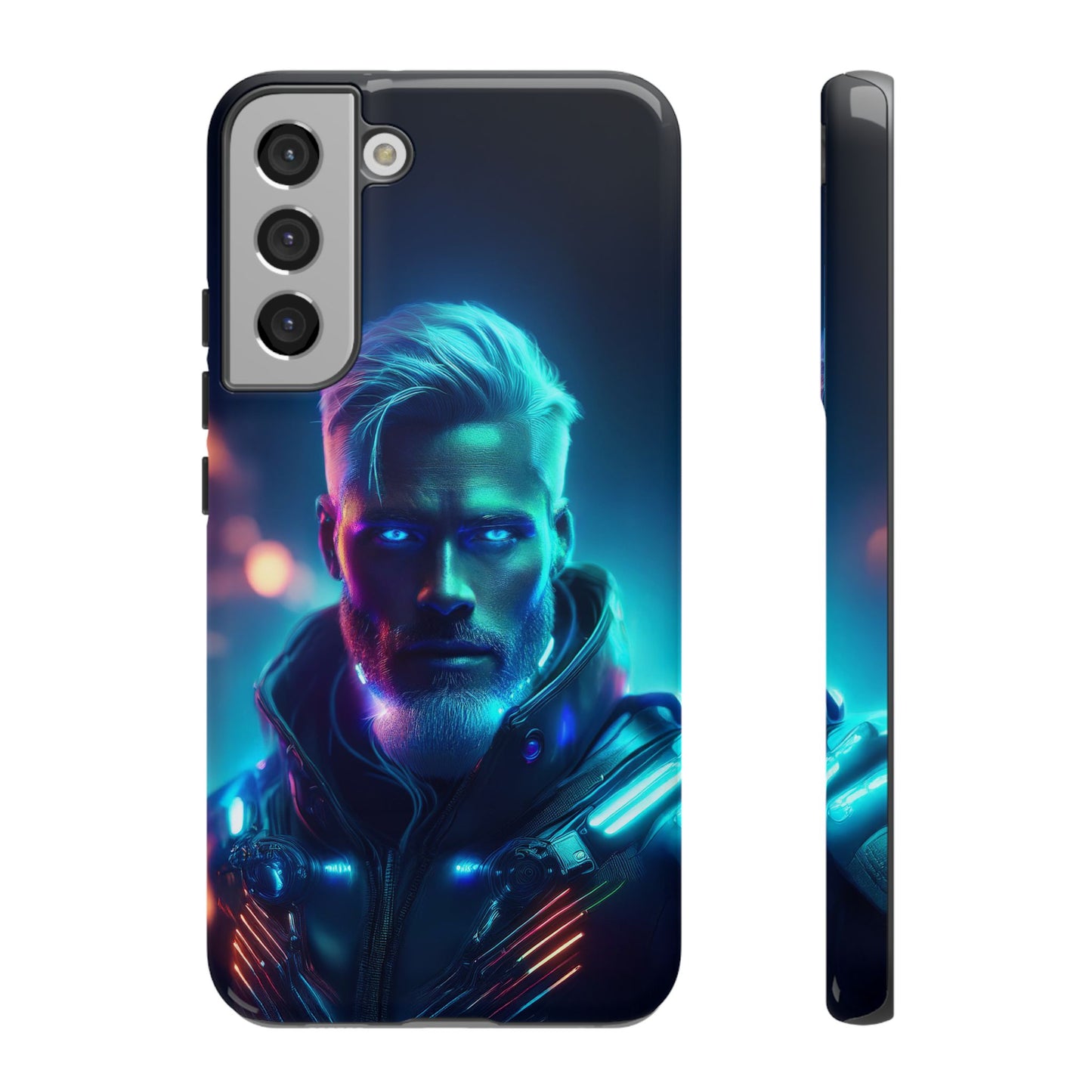 Futuristic Cyberpunk Male Cell Phone Case 023