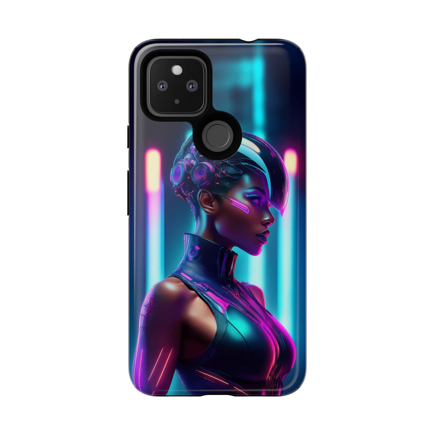 Futuristic Cyberpunk Female Cell Phone Case 021