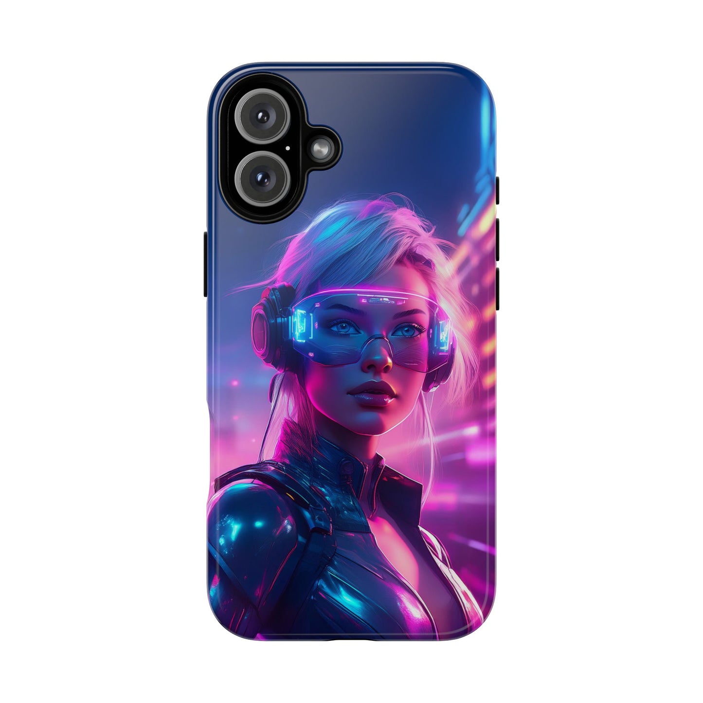 Futuristic Cyberpunk Female Cell Phone Case 029