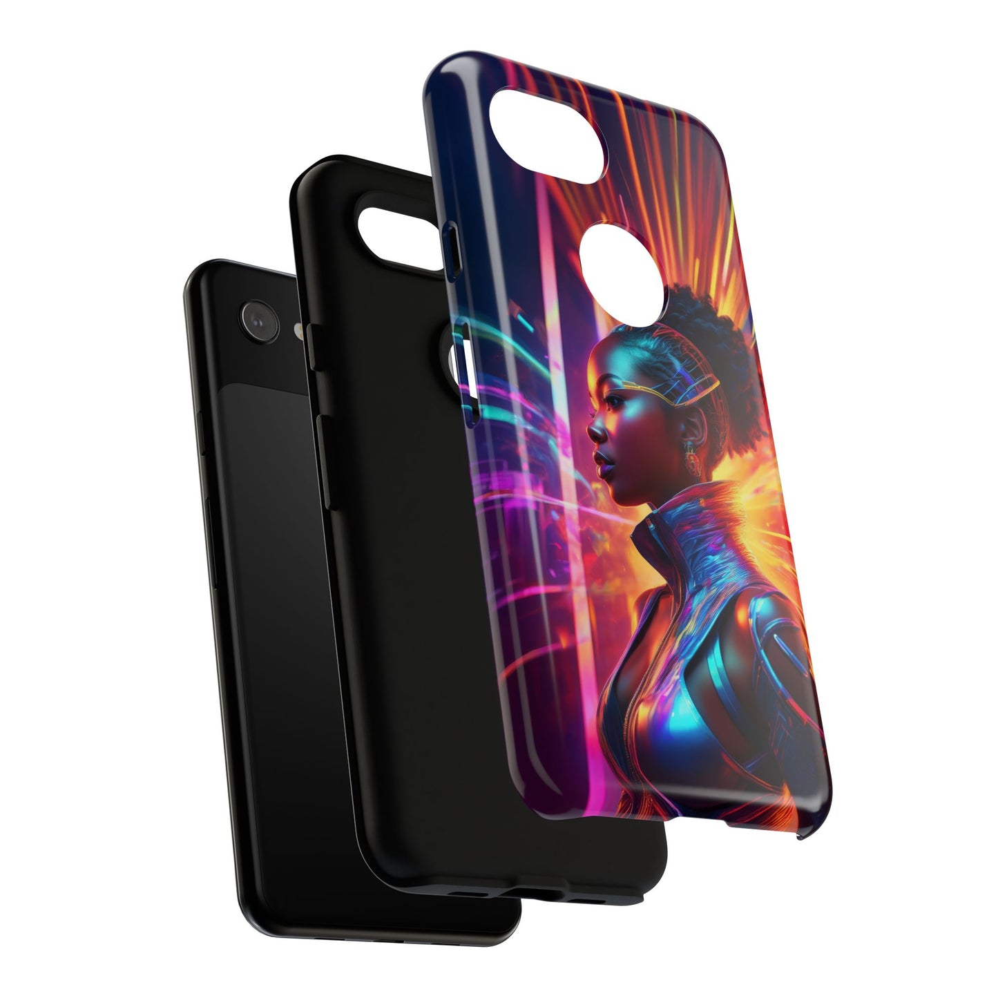 Futuristic Cyberpunk Female Cell Phone Case 001