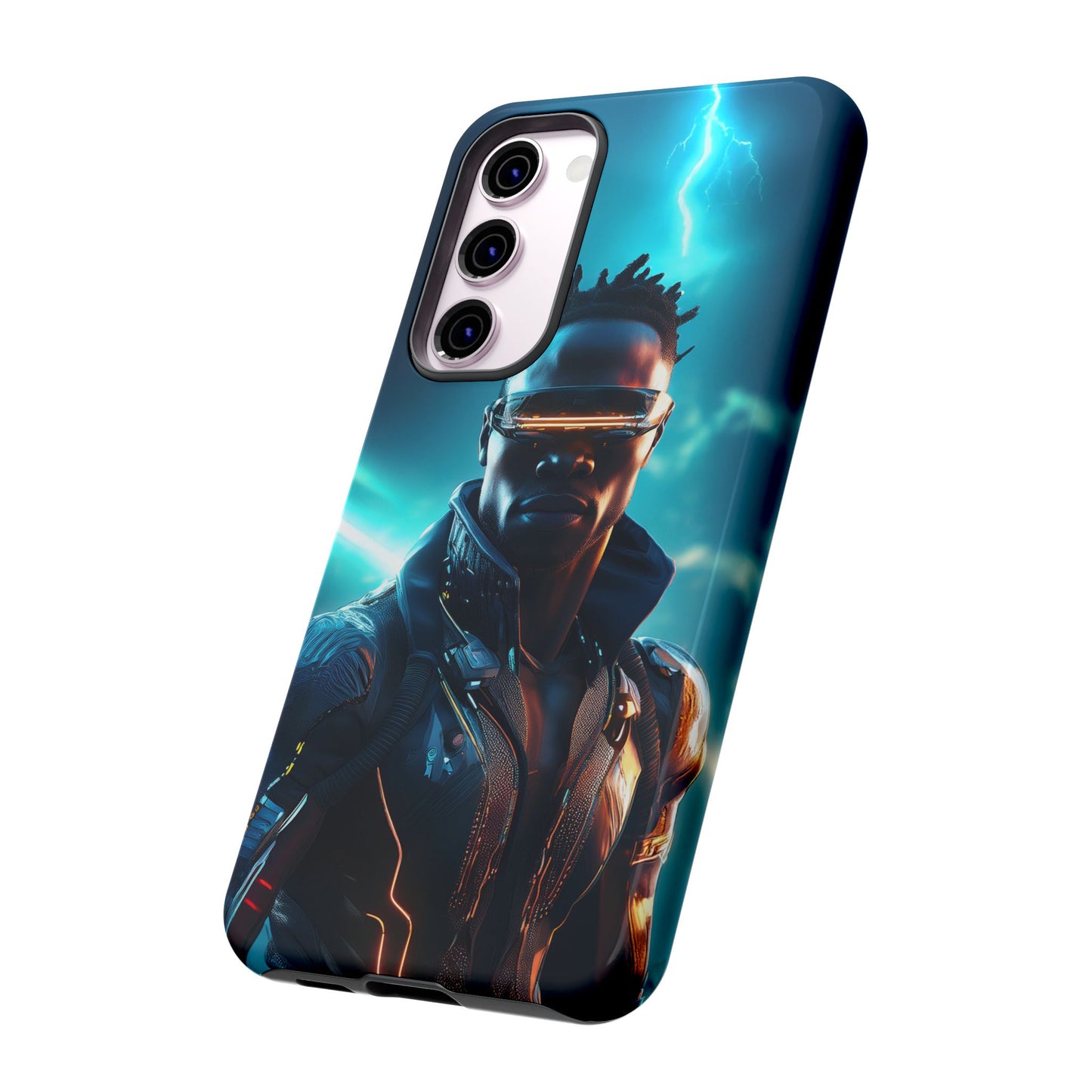 Futuristic Cyberpunk Male Cell Phone Case 014