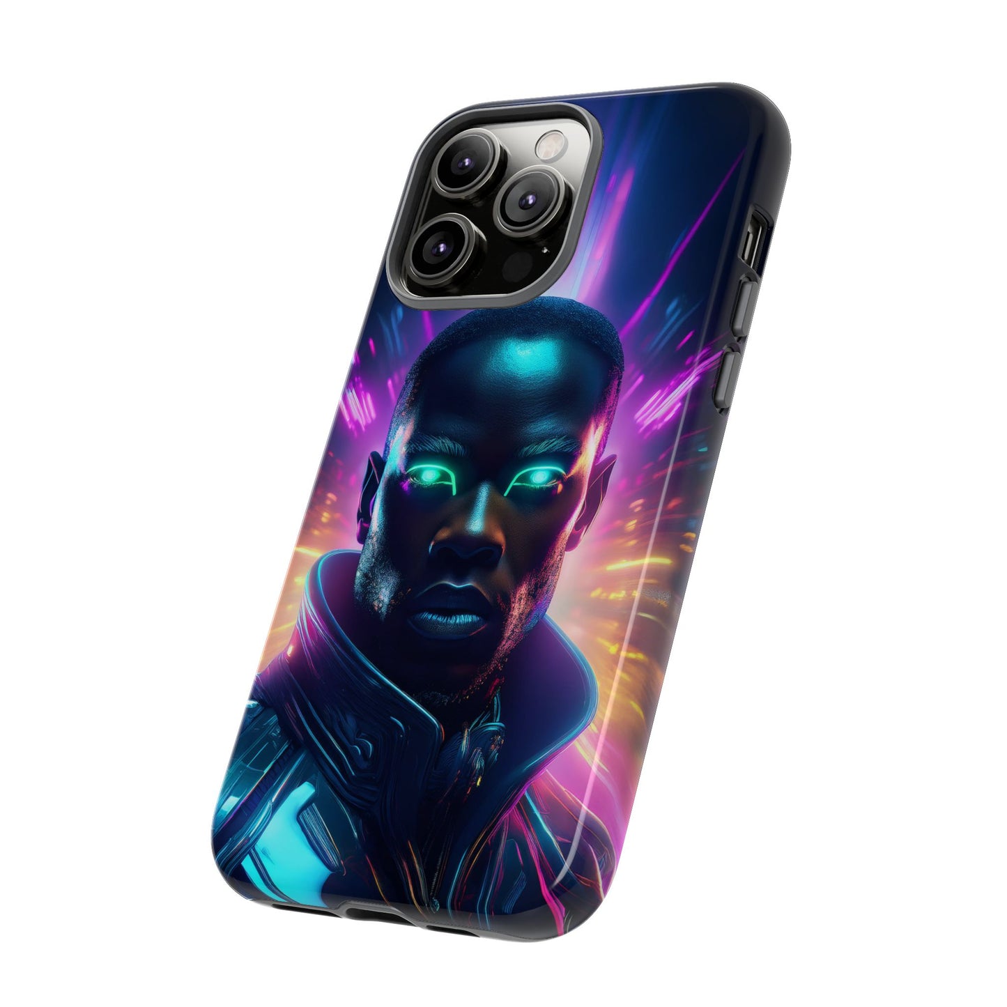 Futuristic Cyberpunk Male Cell Phone Case 022