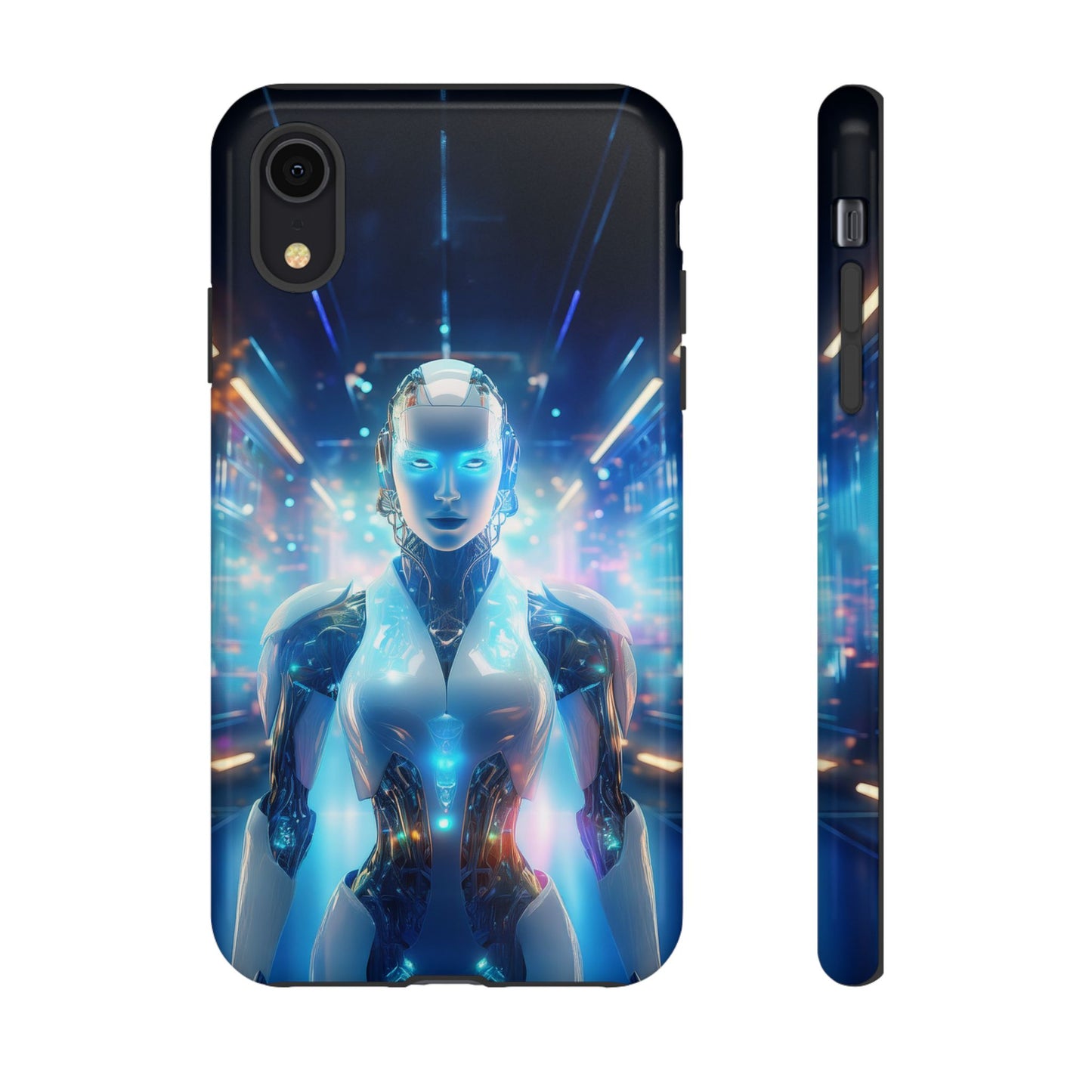 Futuristic Human Android Hybrid Cell Phone Case 012