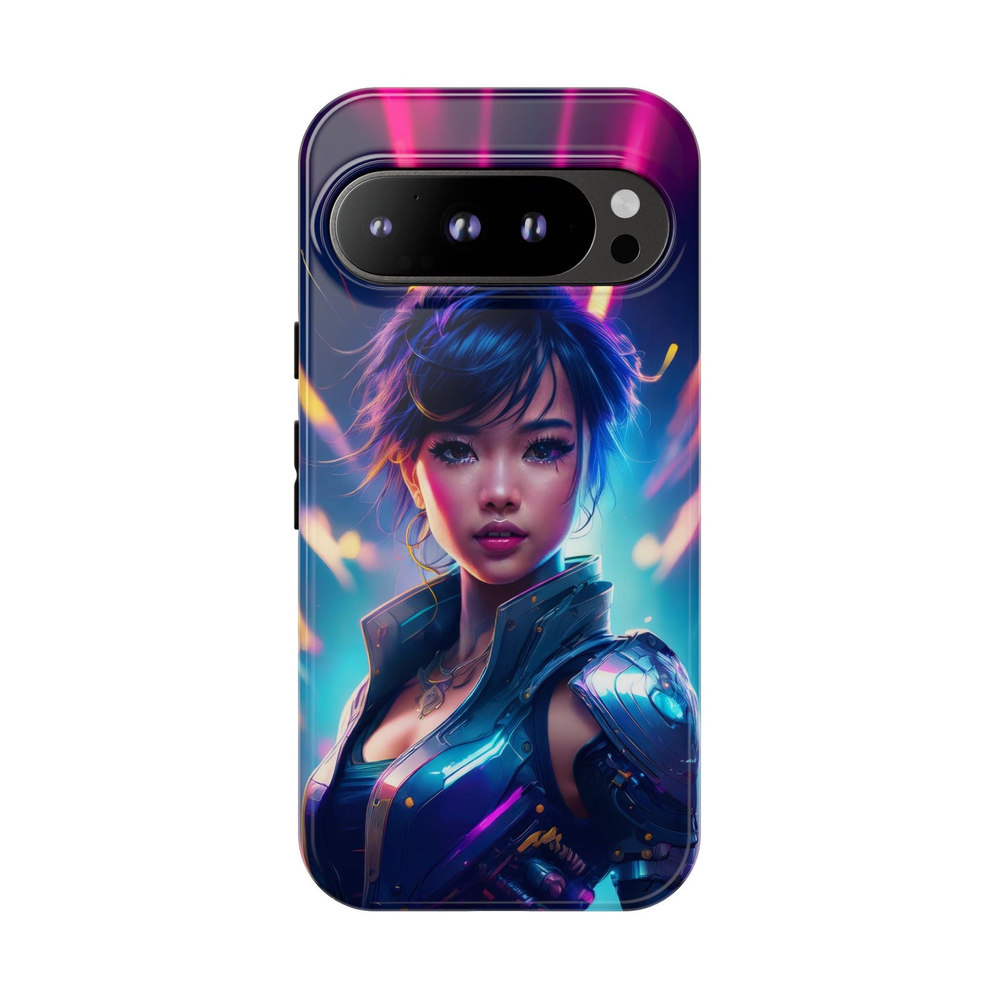 Futuristic Cyberpunk Female Cell Phone Case 024