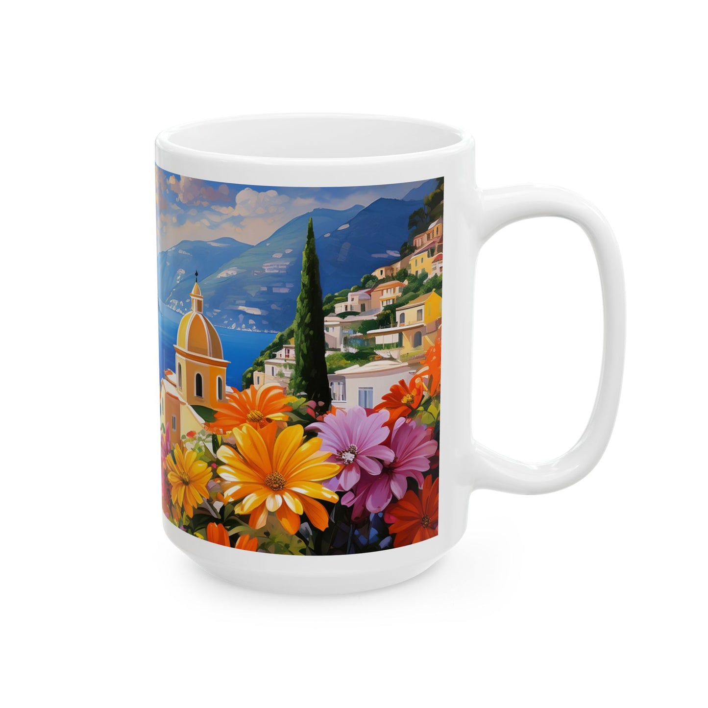 Dreaming of Italy Ceramic Mug, (11oz, 15oz)