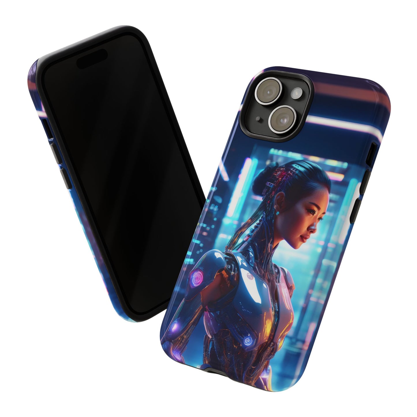 Futuristic Human Android Hybrid Cell Phone Case 013