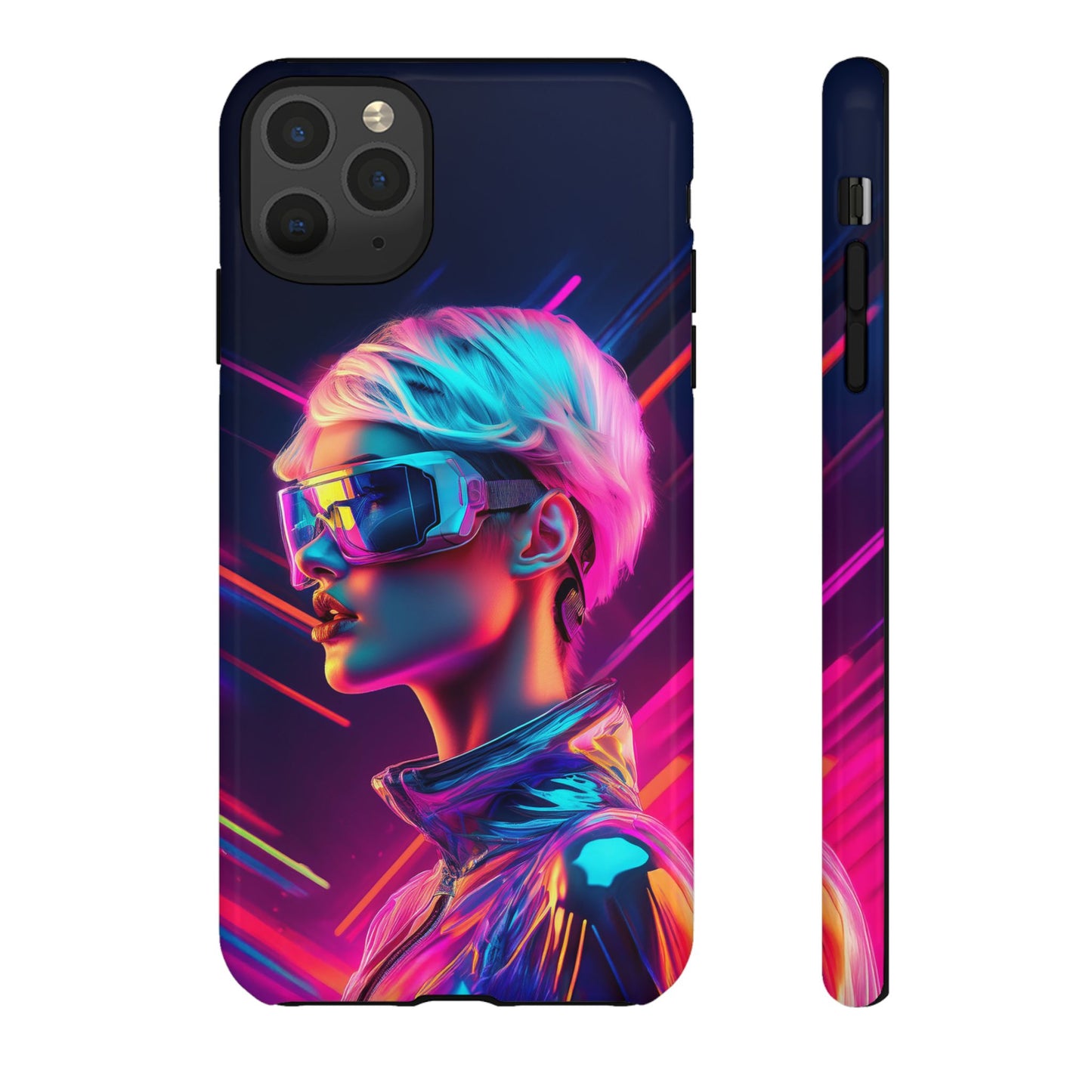 Futuristic Cyberpunk Female Cell Phone Case 031