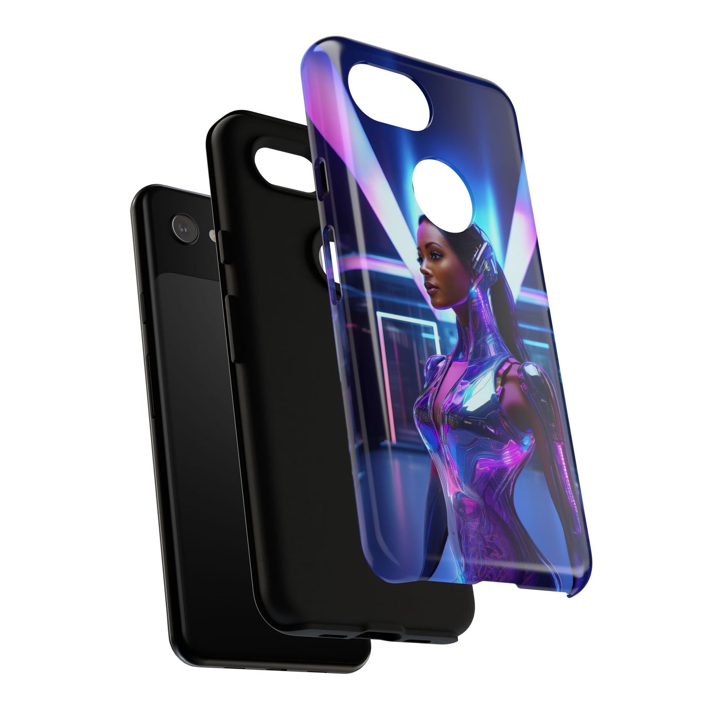 Futuristic Human Android Hybrid Cell Phone Case 017