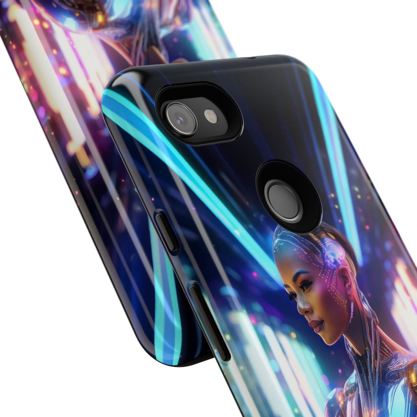 Futuristic Human Android Hybrid Cell Phone Case 010