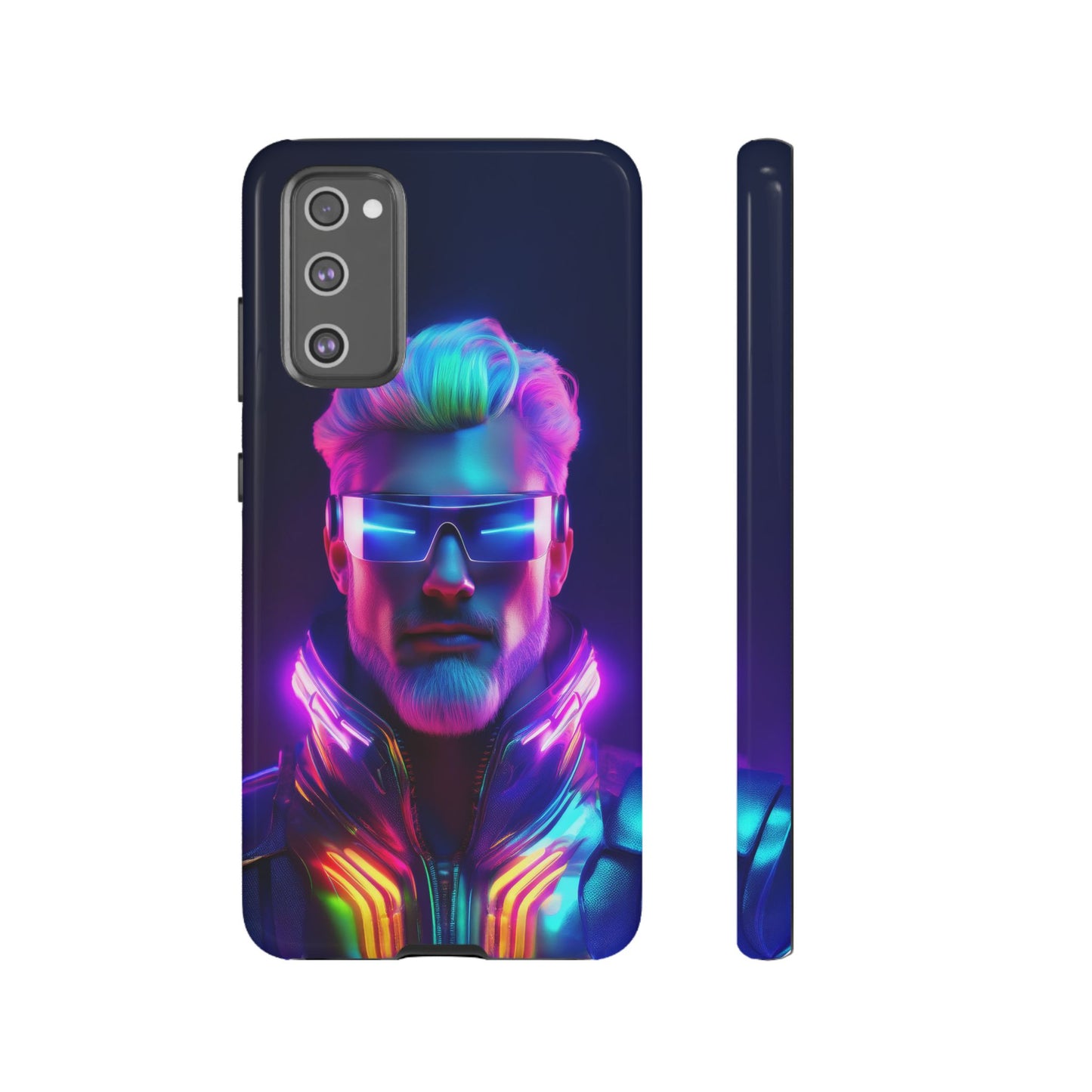 Futuristic Cyberpunk Male Cell Phone Case 026