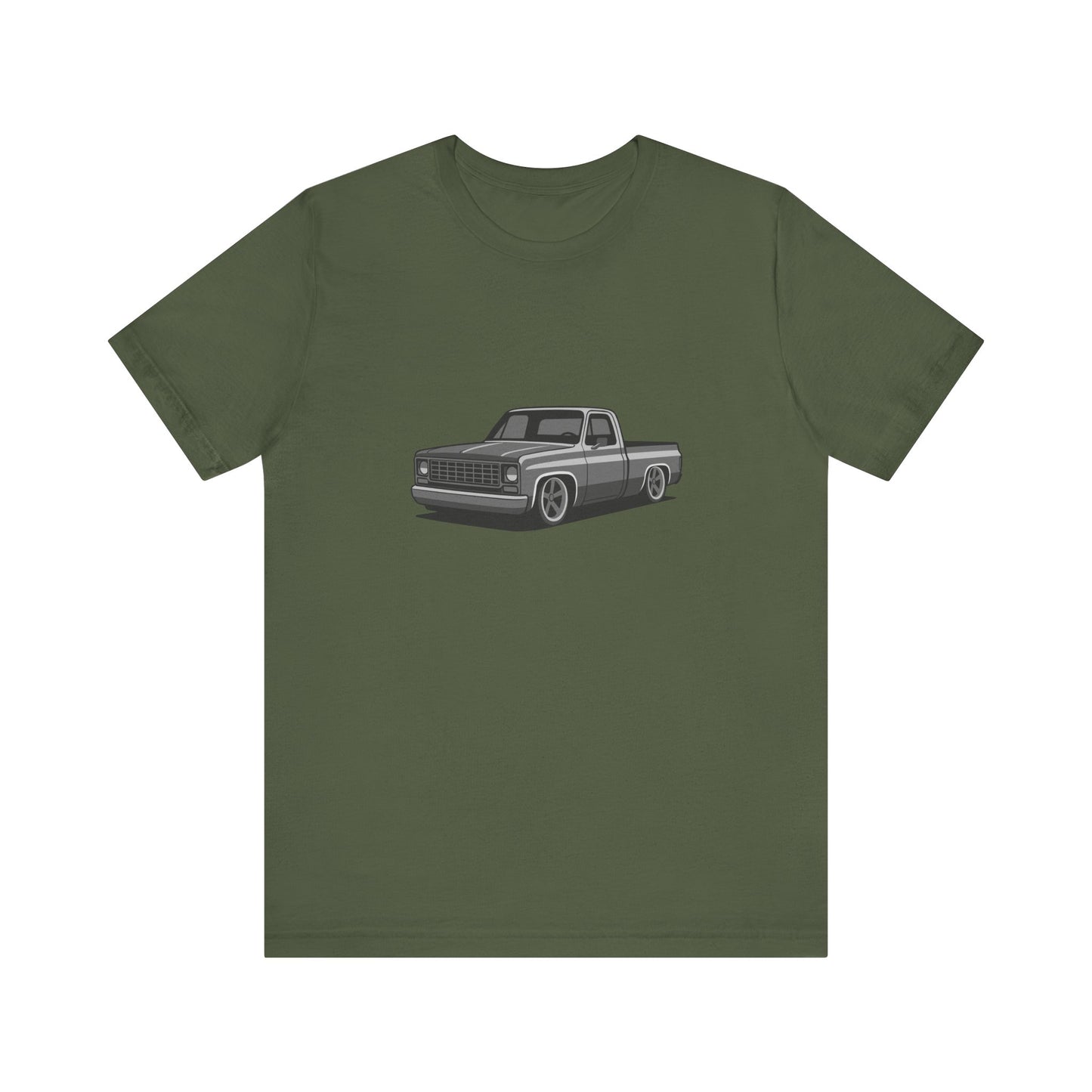 Classic Truck Graphic Tee Dark Theme – Vintage Pickup Vector Design for Car Enthusiasts