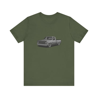 Classic Truck Graphic Tee Dark Theme – Vintage Pickup Vector Design for Car Enthusiasts