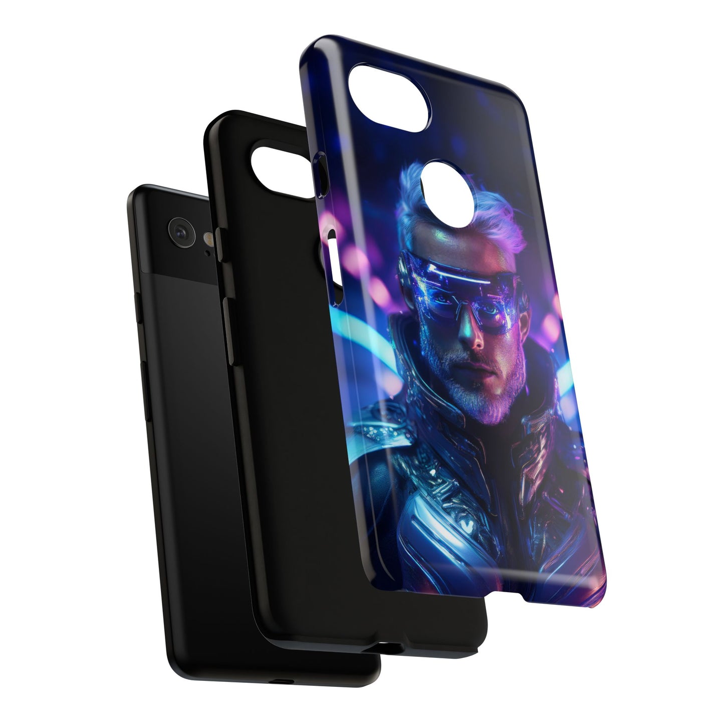 Futuristic Cyberpunk Male Cell Phone Case 020