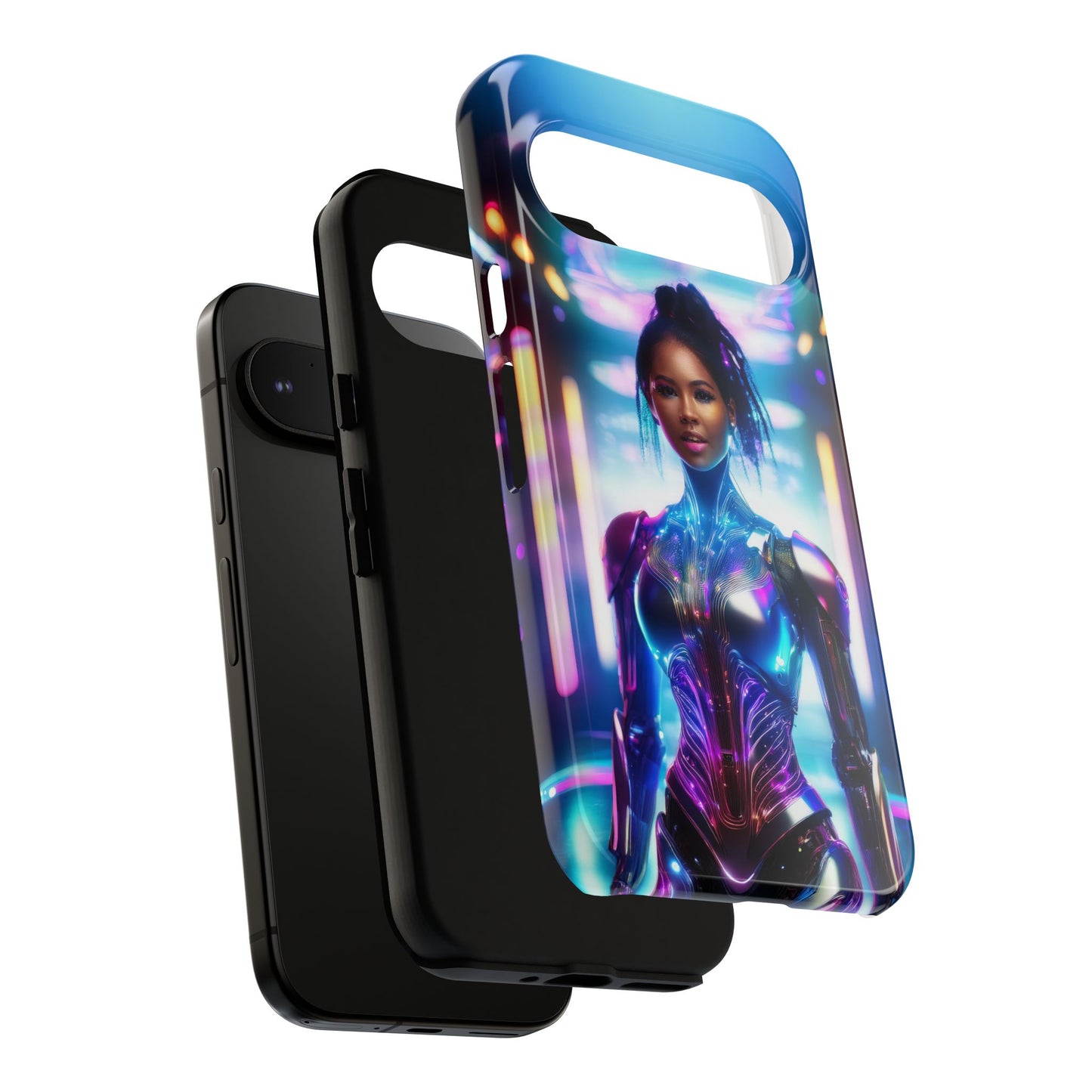 Futuristic Human Android Hybrid Cell Phone Case 009