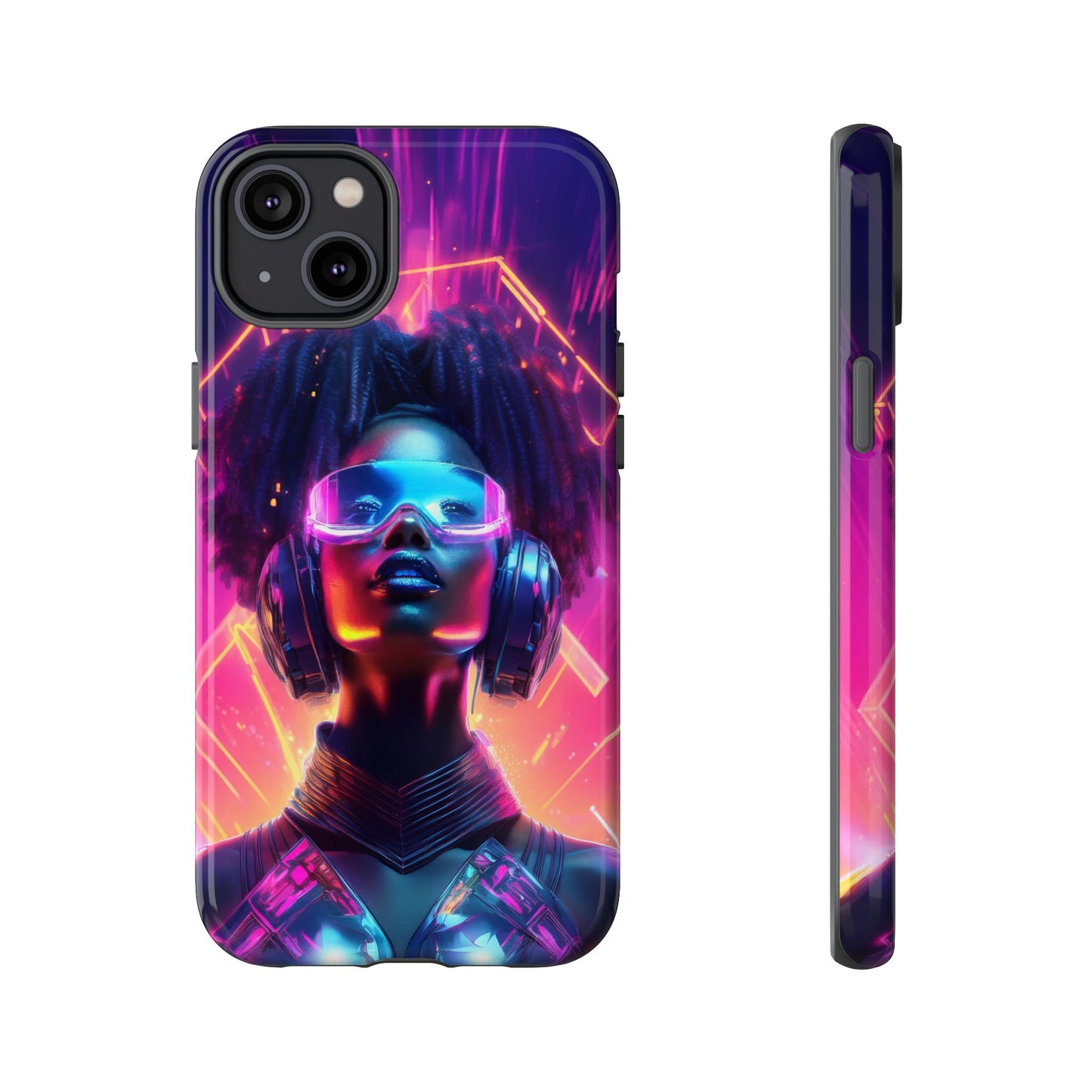 Futuristic Cyberpunk Female Cell Phone Case 030