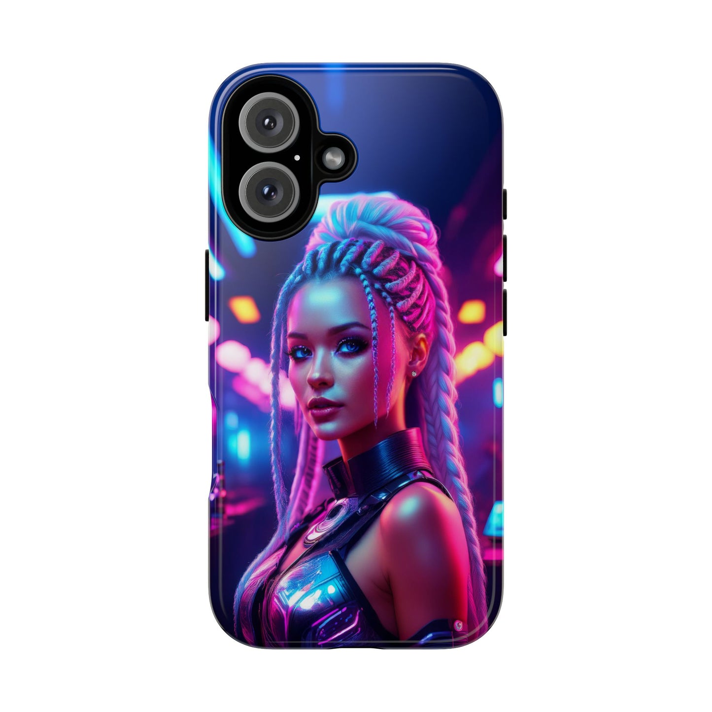 Futuristic Cyberpunk Female Cell Phone Case 007