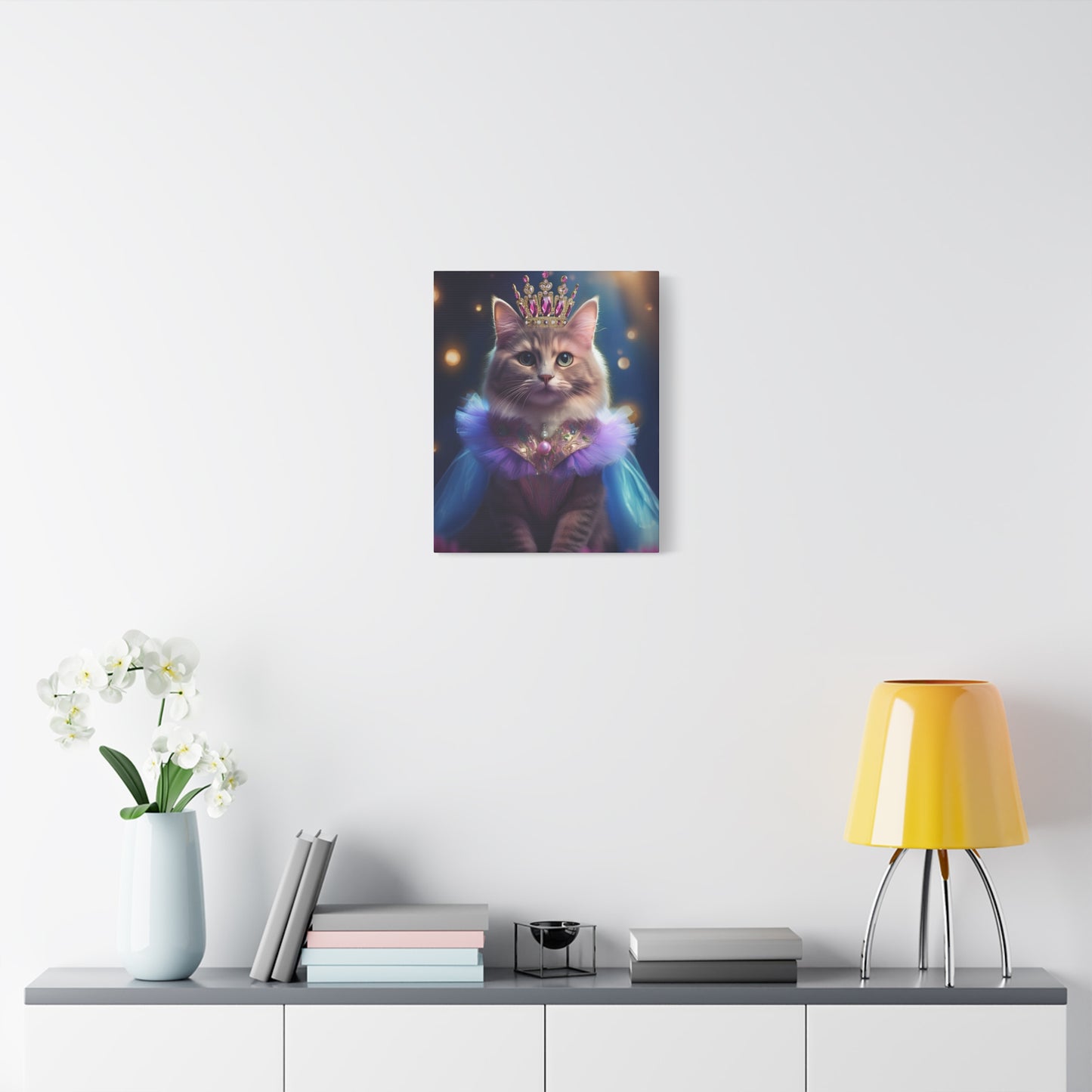 Meowgical Fairy Purrincess Canvas Art | Stretched Matte Wall Decor 003