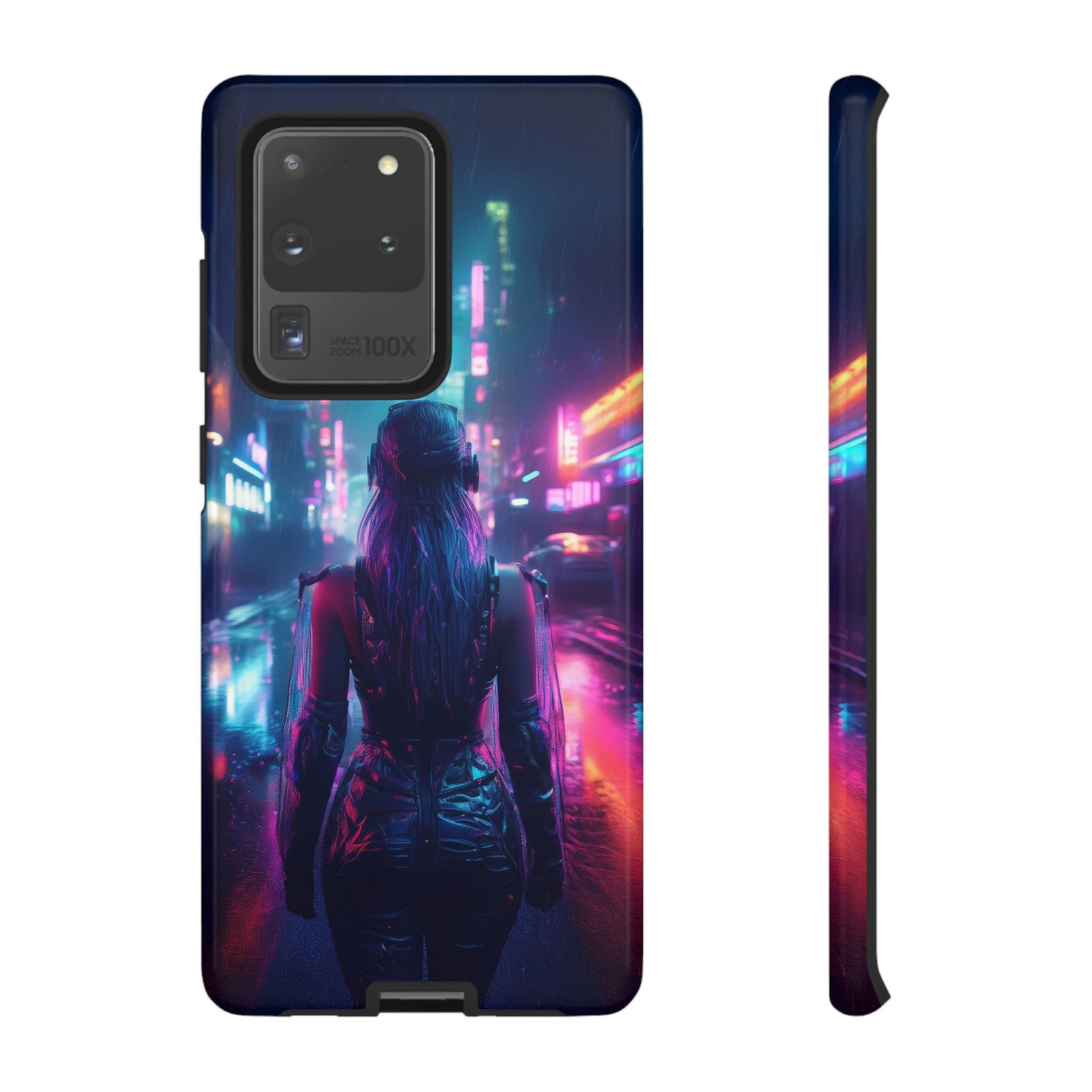 Futuristic Cyberpunk Female Cell Phone Case 032