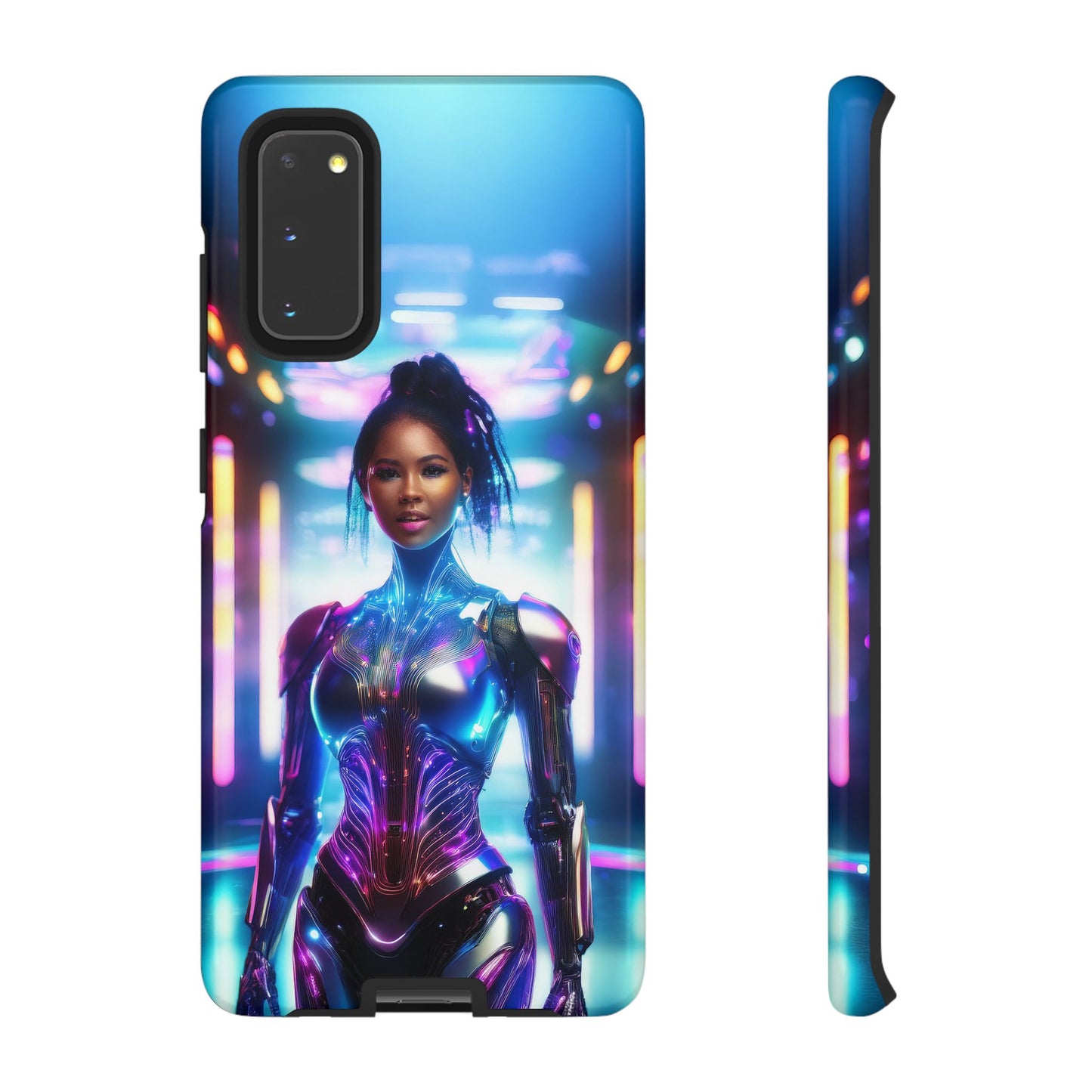 Futuristic Human Android Hybrid Cell Phone Case 009