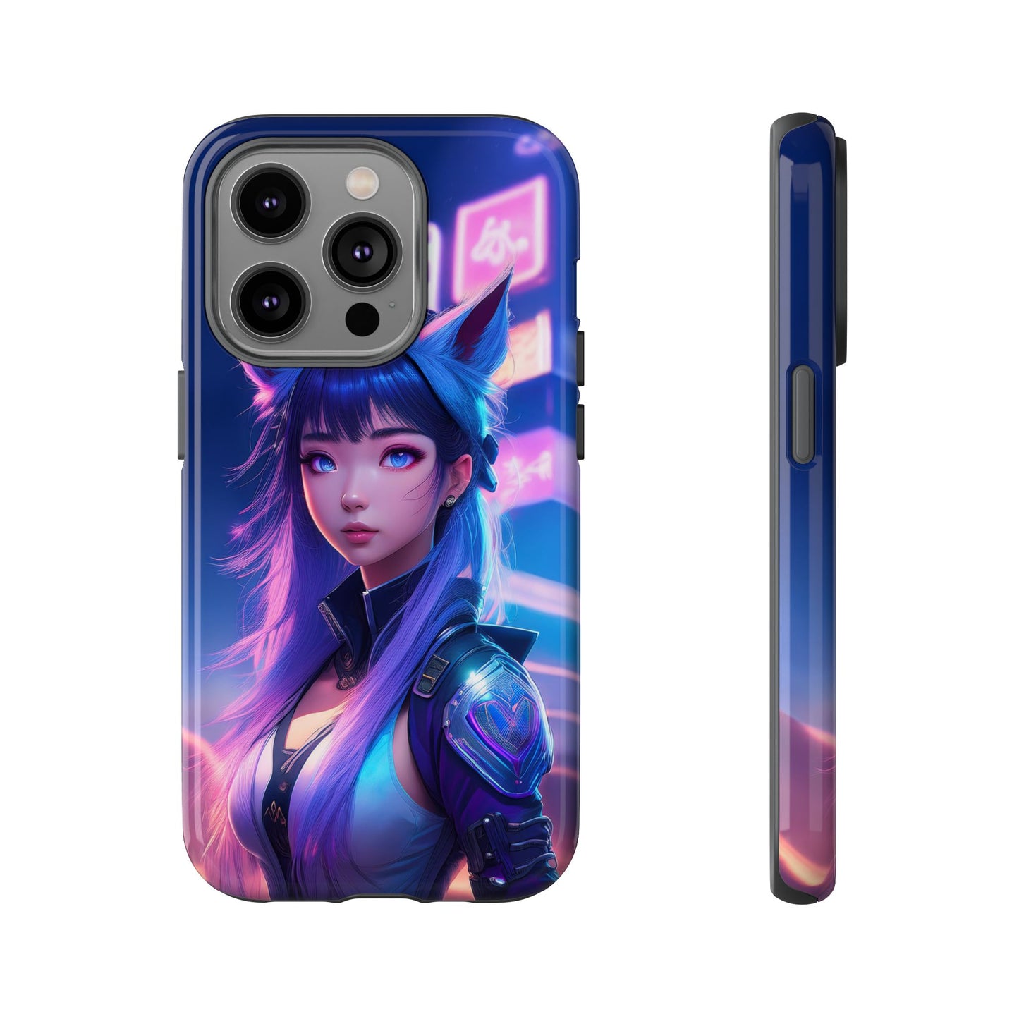 Futuristic Cyberpunk Female Cell Phone Case 010