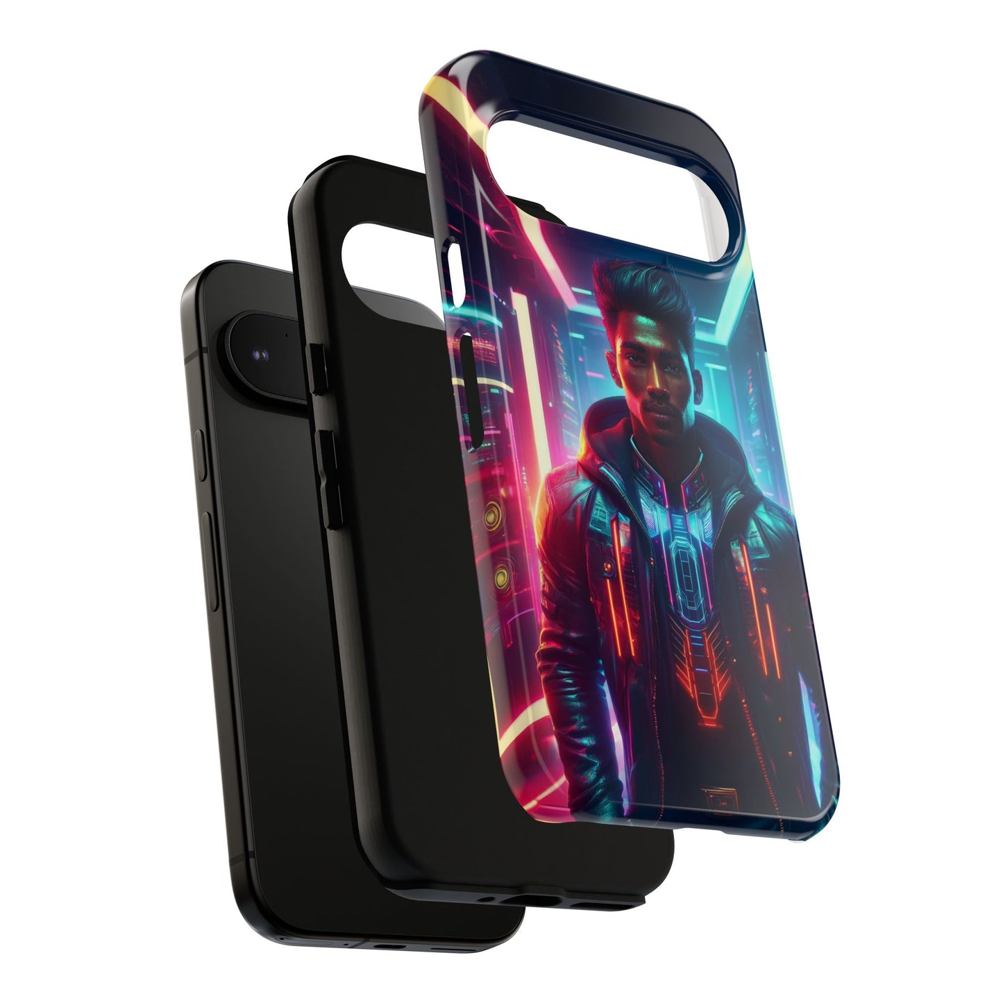 Futuristic Cyberpunk Male Cell Phone Case 001