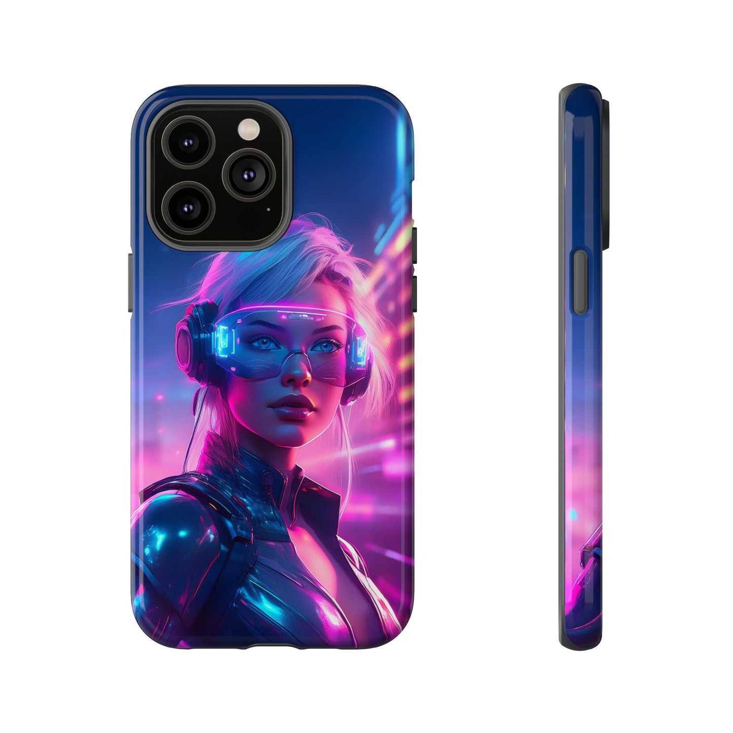 Futuristic Cyberpunk Female Cell Phone Case 029